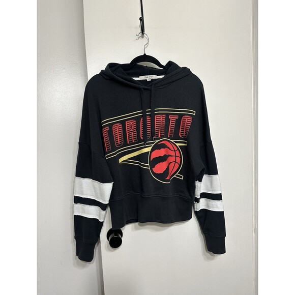 Junk Food Toronto Raptors Graphic Hoodie - Jersey Style Pullover Women's Hoodie - Picture 1 of 5
